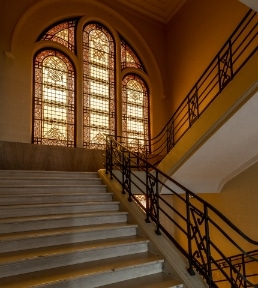 Vitrail Art déco – Grands bureaux de la Société des Mines de Lens