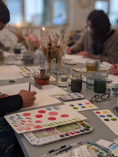 Réalisez votre aquarelle Art déco !
