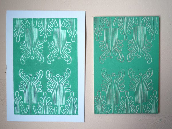 Linogravure Art déco