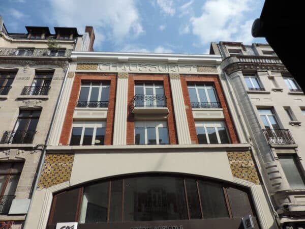 Façade d’ancien chausseur, rue de Béthune à Lille