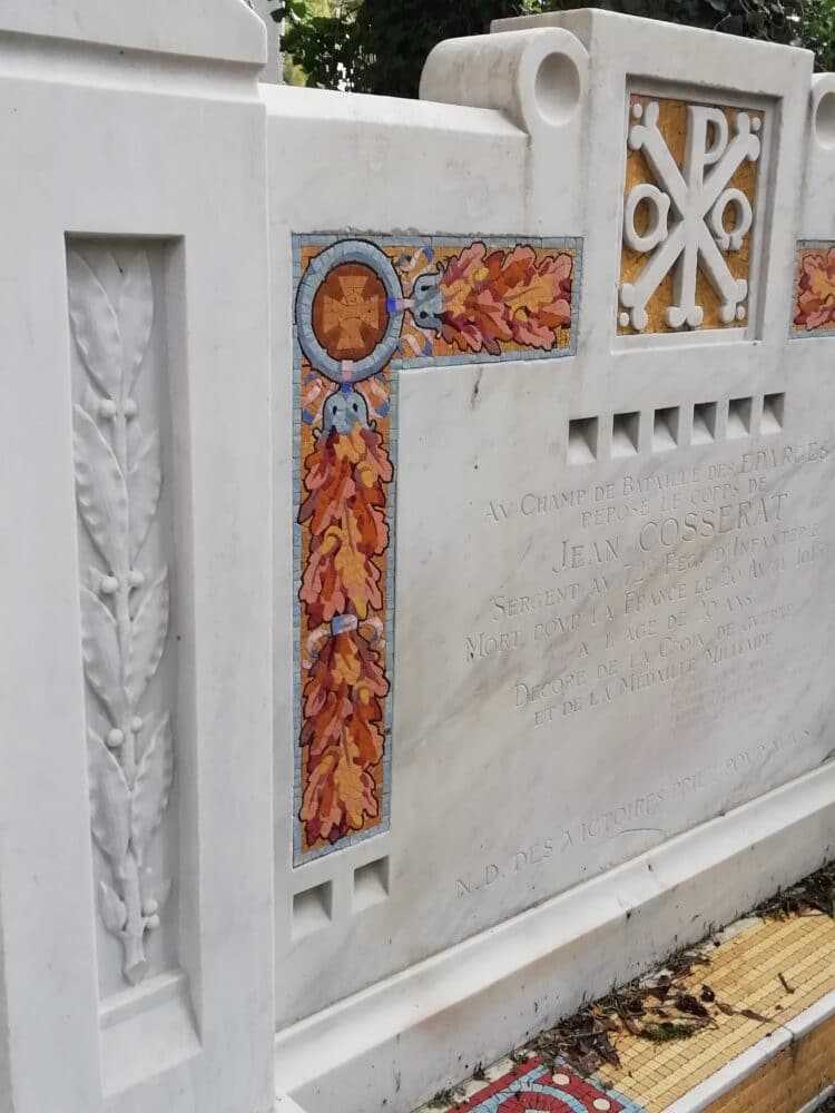 Sépulture de Jean Cosserat-Cimetière de la Madeleine © S.Collion