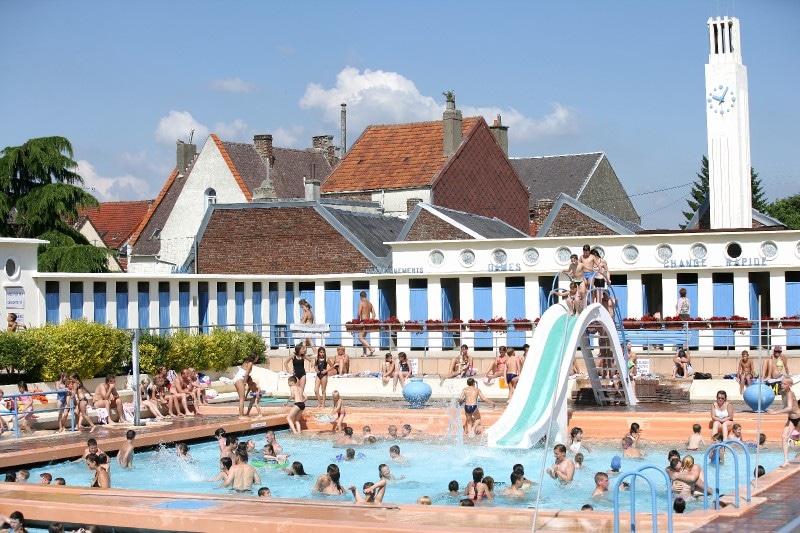 piscine art déco Caudry ©Samuel Dhote