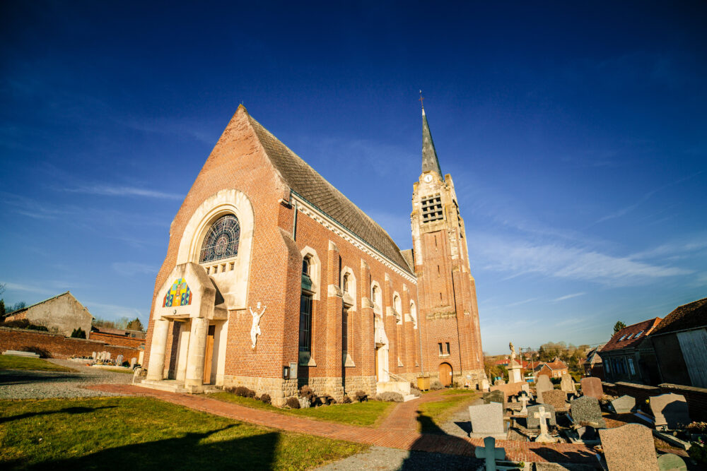 église de Templeux-la-Fosse, ©J.Hâlatre – PETR Coeur des Hauts-de-France