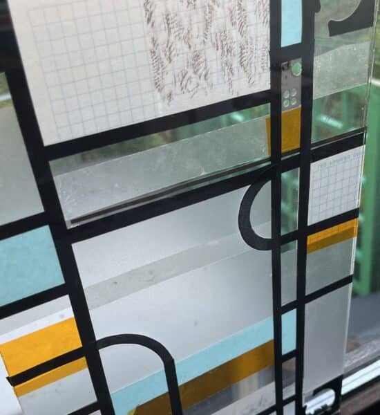 Atelier mon vitrail Art déco
