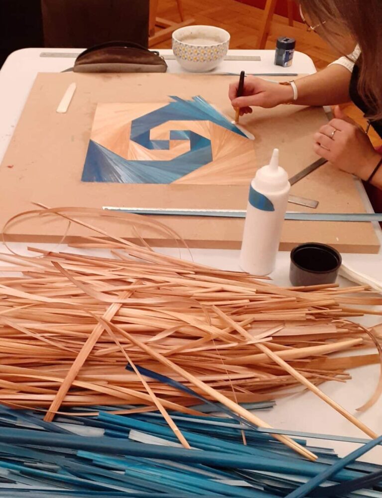 Marqueterie de paille