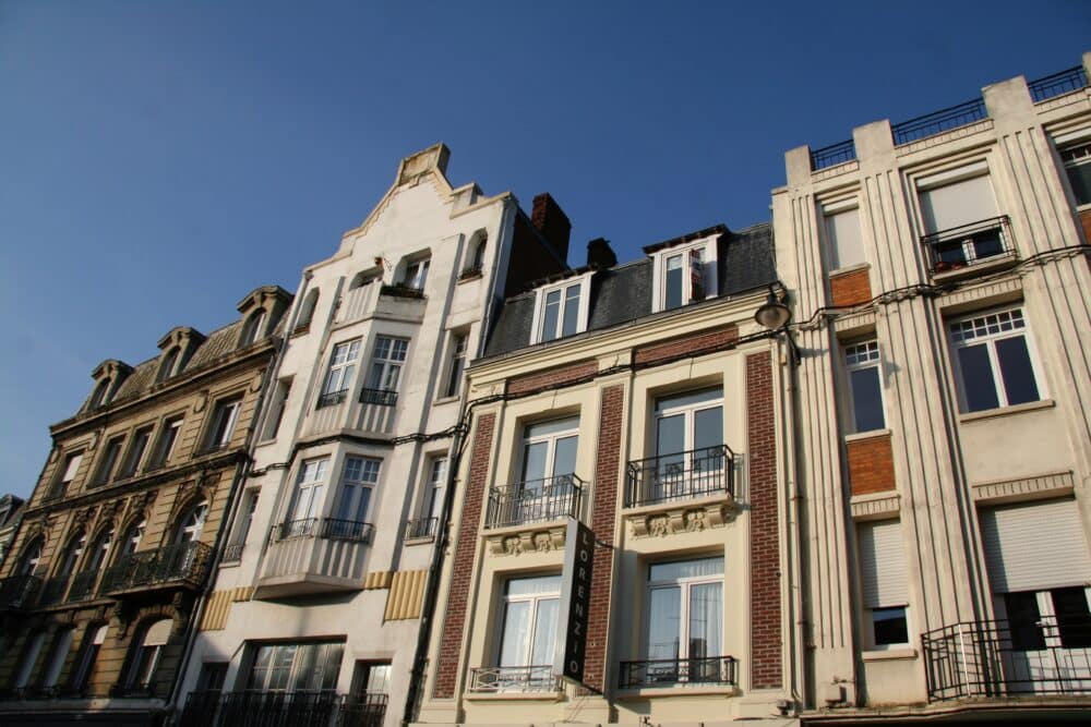 Façades Art déco, rue Saint-Aubert, Arras