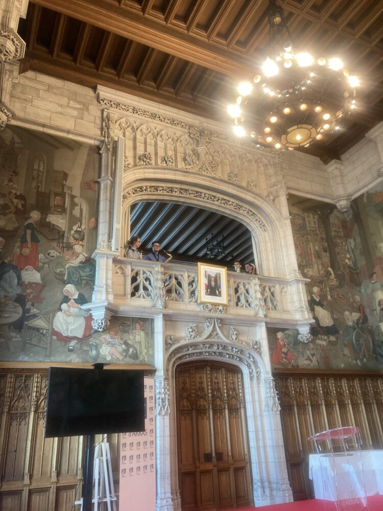 Loggia, Salle des fêtes, Hôtel de Ville, Arras