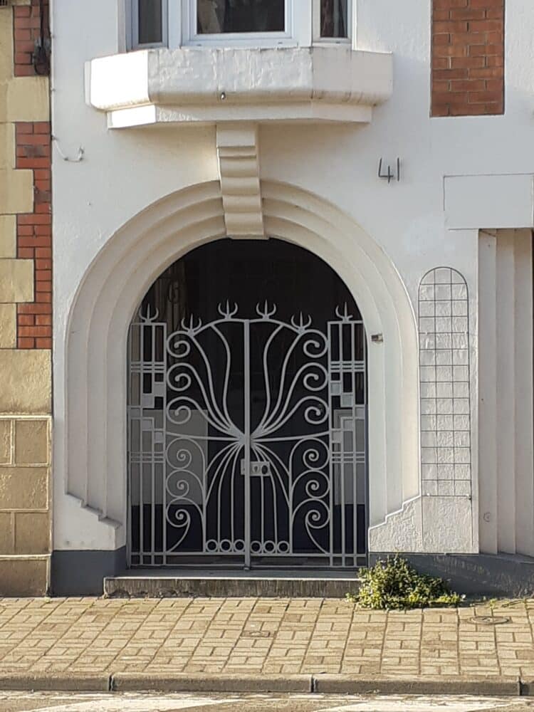 Portail en fer forgé, rue de Canteleu © SVAH-Ville de Lille