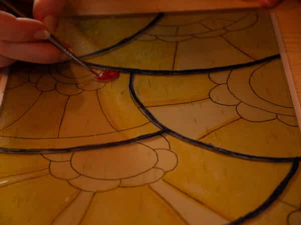 Les petits vitraillistes en herbe