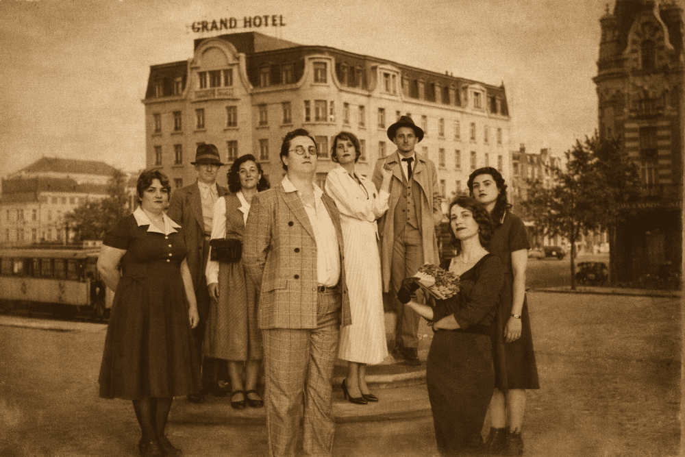 Un crime à l&rsquo;affiche ; spectacle interactif présenté par la Compagnie 8 Clos