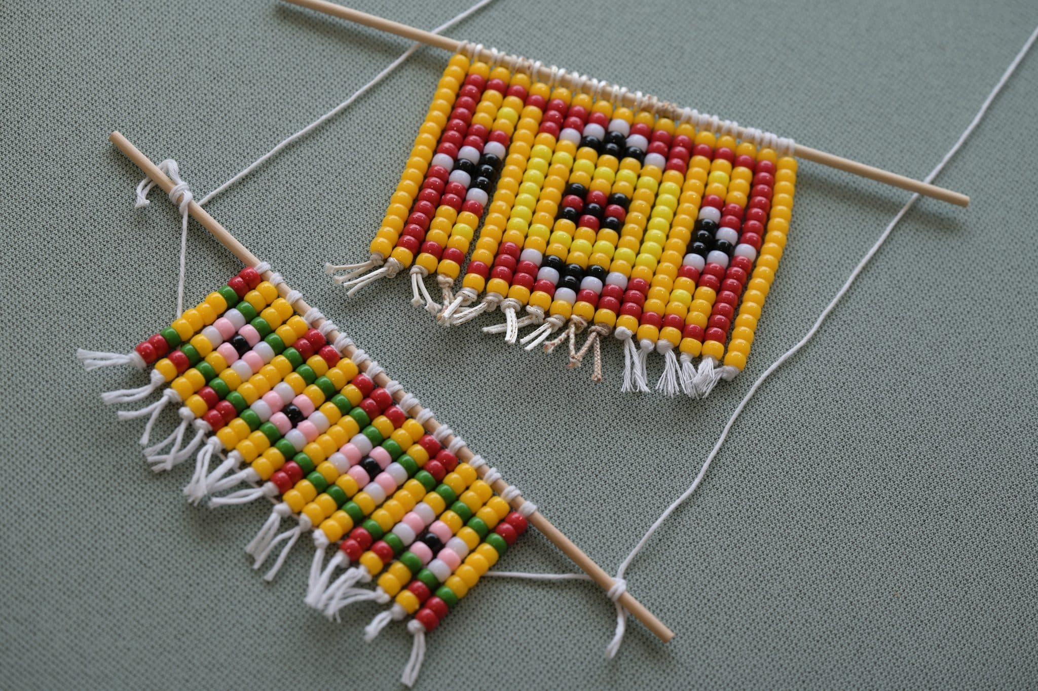 Mon Art déco en famille – Œuvre d&rsquo;art en perles